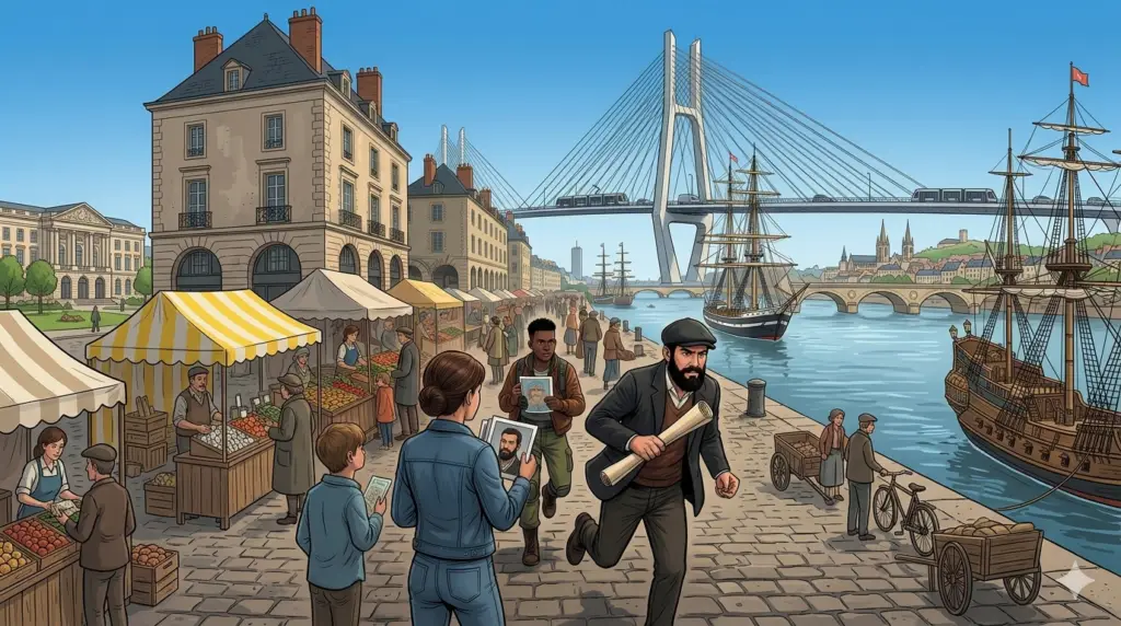 jeu de piste chapitre 3 Nantes quai de la fosse