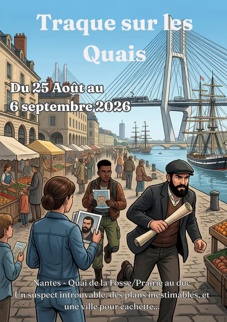 jeu de piste nantes quai de la fosse autour du pont