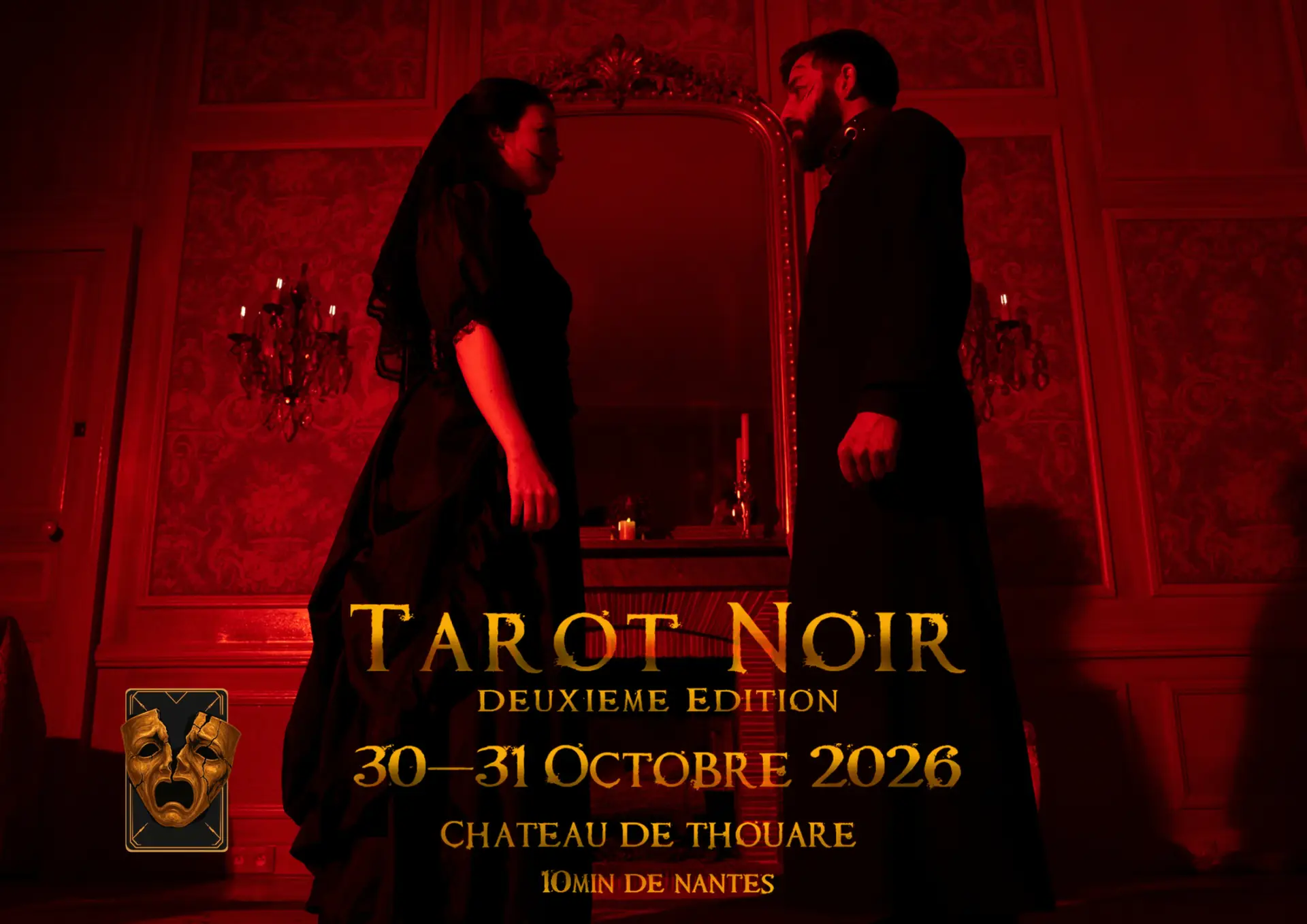 Halloween Nantes 2026 spectacle immersif Tarot Noir